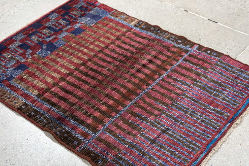 Vintage Moroccan Area Rug (3' x 4')